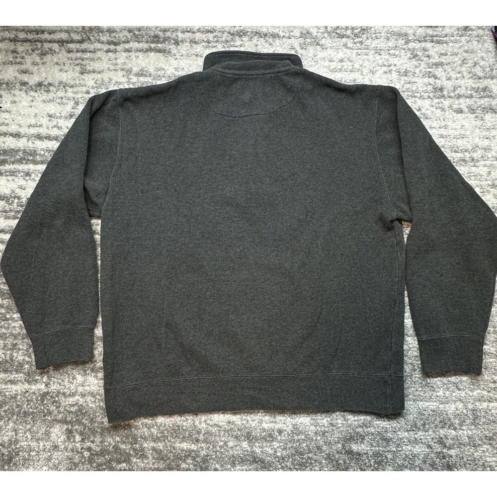 ORVIS Men's Pullover 1/4 Zip Red Grey Sweater Size Large 100% Cotton Lot of 2 - Picture 14 of 15